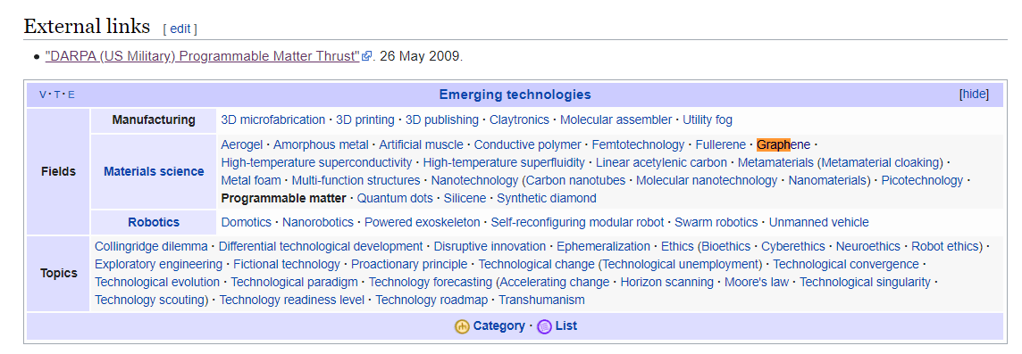 materia programable y grafeno en wikipedia